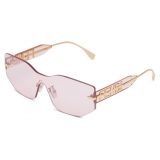 Fendi - Fendigraphy - Round Sunglasses - Pink - Sunglasses - Fendi Eyewear