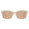 Fendi - O’Lock - Occhiali da Sole Rettangolare - Bianco - Occhiali da Sole - Fendi Eyewear