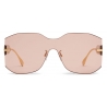 Fendi - Fendigraphy - Occhiali da Sole a Mascherina - Rosa - Occhiali da Sole - Fendi Eyewear