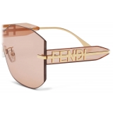 Fendi - Fendigraphy - Mask Sunglasses - Pink - Sunglasses - Fendi Eyewear