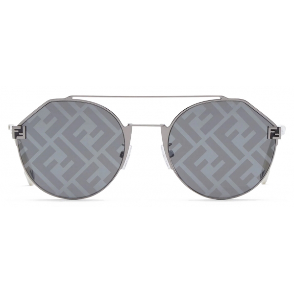 Fendi - FS Fendi Sky - Rectangular Sunglasses - Brown - Sunglasses - Fendi  Eyewear - Avvenice