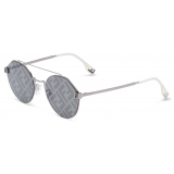 Fendi - Fendi Sky - Round Sunglasses - Gold Gray - Sunglasses - Fendi Eyewear