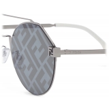 Fendi - Fendi Sky - Round Sunglasses - Gold Gray - Sunglasses - Fendi Eyewear