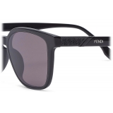 Fendi - Fendi Diagonal - Square Sunglasses - Black - Sunglasses - Fendi Eyewear