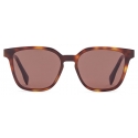 Fendi - Fendi Diagonal - Occhiali da Sole Squadrata - Havana Marrone - Occhiali da Sole - Fendi Eyewear