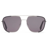 Fendi - Fendiland - Square Sunglasses - Black Palladium Gray - Sunglasses - Fendi Eyewear