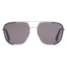 Fendi - Fendiland - Occhiali da Sole Squadrata - Nero Palladio Grigio - Occhiali da Sole - Fendi Eyewear
