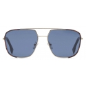 Fendi - Fendiland - Square Sunglasses - Gold Havana Blue - Sunglasses - Fendi Eyewear