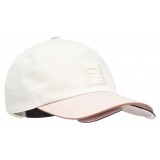 Fendi - FS Fendi Eyecap - Baseball Cap with Sunglasses - Beige - Sunglasses - Fendi Eyewear