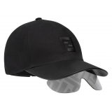 Fendi - FS Fendi Eyecap - Baseball Cap Sfilata con Occhiali da Sole - Nero - Occhiali da Sole - Fendi Eyewear