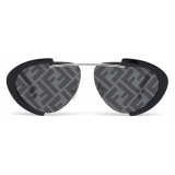 Fendi - FS Fendiland - Pilot Sunglasses - Black Palladium - Sunglasses - Fendi Eyewear
