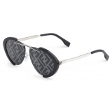 Fendi - FS Fendiland - Occhiali da Sole Pilot - Nero Palladio - Occhiali da Sole - Fendi Eyewear