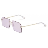 Fendi - FS Fendi Sky - Occhiali da Sole Rettangolari - Rosa - Occhiali da Sole - Fendi Eyewear