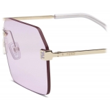 Fendi - FS Fendi Sky - Rectangular Sunglasses - Brown - Sunglasses - Fendi  Eyewear - Avvenice