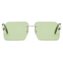 Fendi - FS Fendi Sky - Occhiali da Sole Rettangolari - Verde - Occhiali da Sole - Fendi Eyewear