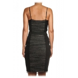 Liu Jo - Bi-Material Sheath Dress - Black/Grey - Dress - Made in Italy - Luxury Exclusive Collection