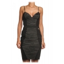 Liu Jo - Bi-Material Sheath Dress - Black/Grey - Dress - Made in Italy - Luxury Exclusive Collection