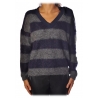 Liu Jo - Sweater in Striped Pattern - Multicolor - Knitwear - Made in Italy - Luxury Exclusive Collection