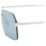 Fendi - FS Fendi Sky - Rectangular Sunglasses - Light Blue - Sunglasses - Fendi Eyewear