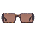 Fendi - Fendigraphy - Rectangular Sunglasses - Brown - Sunglasses - Fendi Eyewear