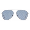 Fendi - Fendi Travel - Pilot Sunglasses - Palladium Blue - Sunglasses - Fendi Eyewear