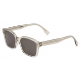 Fendi - Touch of FF - Square Sunglasses - Transparent Beige - Sunglasses - Fendi Eyewear