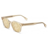 Fendi - Touch of FF - Square Sunglasses - Transparent Yellow - Sunglasses - Fendi Eyewear