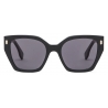 Fendi - Fendi Bold - Occhiali da Sole Squadrati - Nero - Occhiali da Sole - Fendi Eyewear