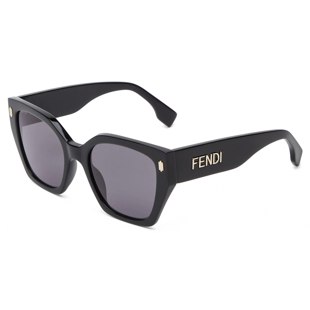 Fendi - Fendi Bold - Square Sunglasses - Black - Sunglasses - Fendi ...