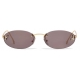 Fendi - Fendi First - Oval Sunglasses - Gray - Sunglasses - Fendi Eyewear