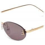 Fendi - Fendi First - Oval Sunglasses - Gray - Sunglasses - Fendi Eyewear