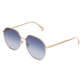 Fendi - FF - Round Oversize Sunglasses - Light Blue - Sunglasses - Fendi Eyewear