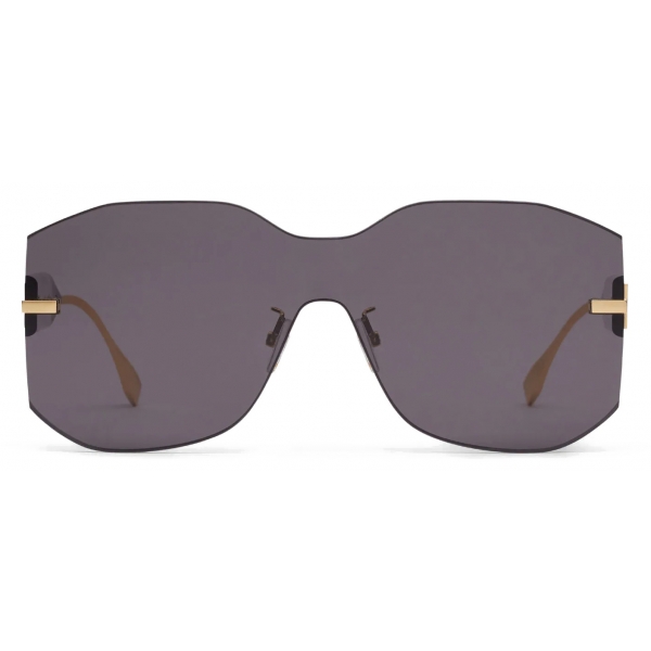Fendi - Fendigraphy - Mask Sunglasses - Black - Sunglasses - Fendi Eyewear