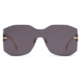 Fendi - Fendigraphy - Occhiali da Sole a Mascherina - Nero - Occhiali da Sole - Fendi Eyewear