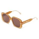 Fendi - Fendigraphy - Square Sunglasses - Brown - Sunglasses - Fendi Eyewear