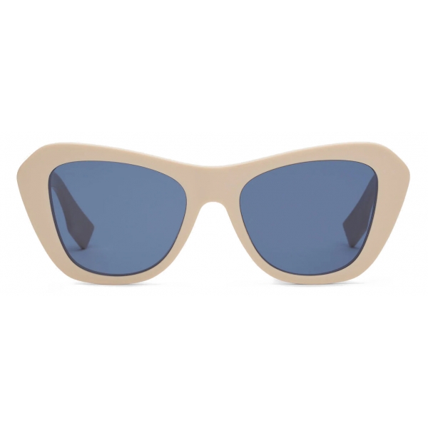 Fendi Fendi Olock Butterfly Sunglasses Beige Sunglasses Fendi Eyewear Avvenice