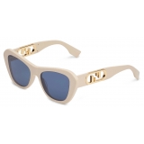 Fendi - Fendi O’Lock - Butterfly Sunglasses - Beige - Sunglasses - Fendi Eyewear