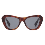 Fendi - Fendi O’Lock - Butterfly Sunglasses - Havana - Sunglasses - Fendi Eyewear