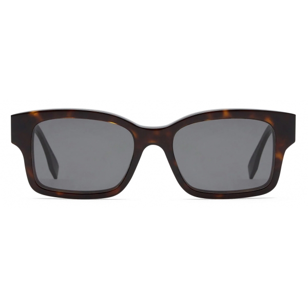 Fendi - O’Lock - Rectangular Sunglasses - Havana - Sunglasses - Fendi Eyewear