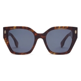 Fendi - Fendi Bold - Square Sunglasses - Havana - Sunglasses - Fendi Eyewear