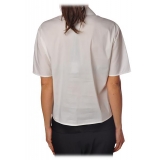 Liu Jo - Shirt with Gold Detail - White - Shirts - Made in Italy - Luxury Exclusive Collection