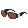 Givenchy - 4G Unisex Sunglasses in Acetate - Dark Havana - Sunglasses - Givenchy Eyewear