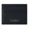 Viola Milano - Grain Leather Credit Card Holder - Navy - Handmade in Italy - Luxury Exclusive Collection