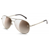 Chanel - Pilot Sunglasses - Gold Brown - Chanel Eyewear