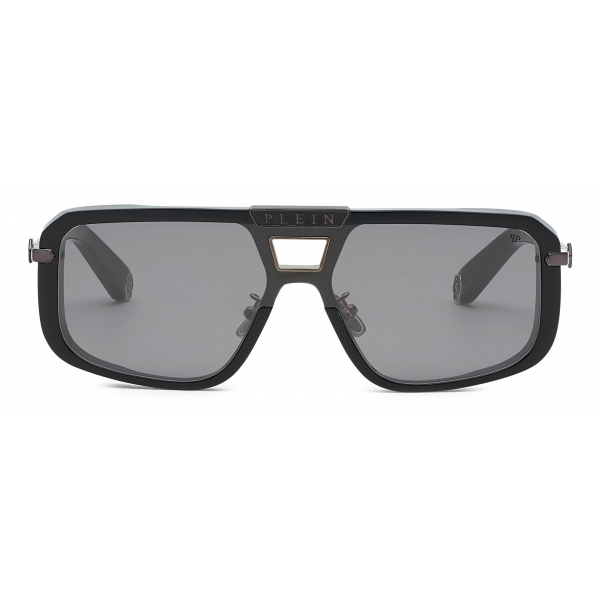 Philipp Plein - Rectangular Plein Legacy + NFT Sunglasses - Black Gold - Sunglasses