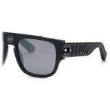 Philipp Plein - Square Plein Pure Pleasure London Sunglasses - Black Matt - Sunglasses - Philipp Plein