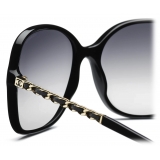 Chanel - Occhiali da Sole Quadrati - Nero - Chanel Eyewear