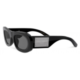 Dolce & Gabbana - Patchwork Denim Sunglasses - Black Dark Grey - Dolce & Gabbana Eyewear