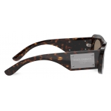 Dolce & Gabbana - Patchwork Denim Sunglasses - Tortoiseshell Havana Brown - Dolce & Gabbana Eyewear