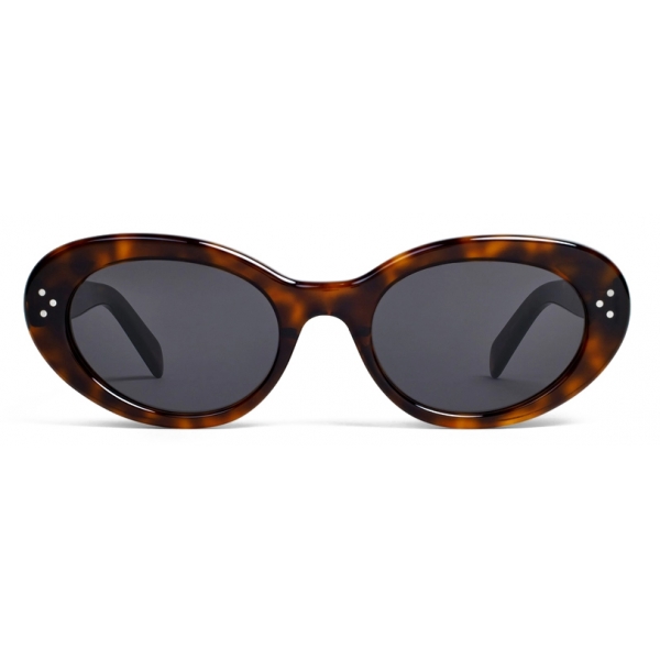 Céline - Cat Eye S193 Sunglasses in Acetate - Dark Havana - Sunglasses - Céline Eyewear